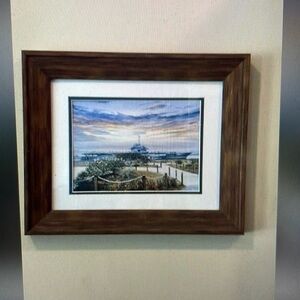 USS Yorktown at Patriots Point Framed Print. Glass Cover.